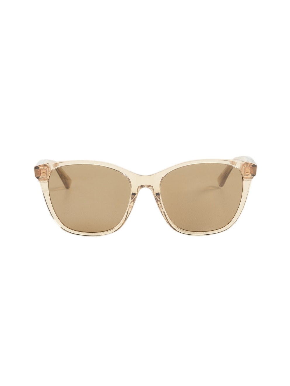 Bottega Veneta Classic Yellow Gold Square Frame Sunglasses